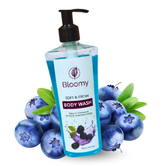 Bloomy Irish& Blueberry Body Wash with Vit E
