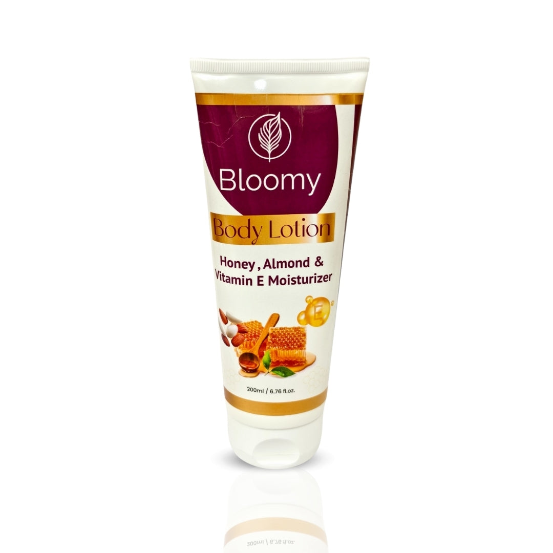 Bloomy Body Lotion with Honey , Almond & Vitamin E Moisturizer