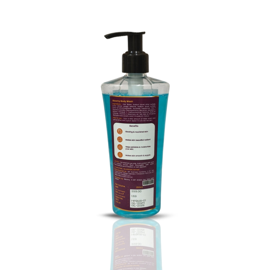 Bloomy Irish& Blueberry Body Wash with Vit E